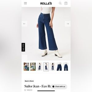 Rollas Sailor Jean - Eco Ruby Blue - sz 26